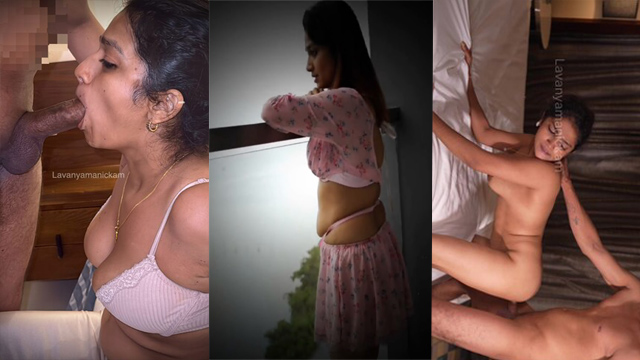 Lavanya Manickam Balcony Love & BJ Fuck